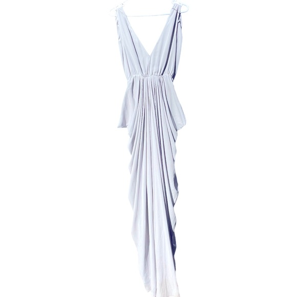SHEIKE drapery maxi Dress,size 8-soft blue - Picture 5 of 6